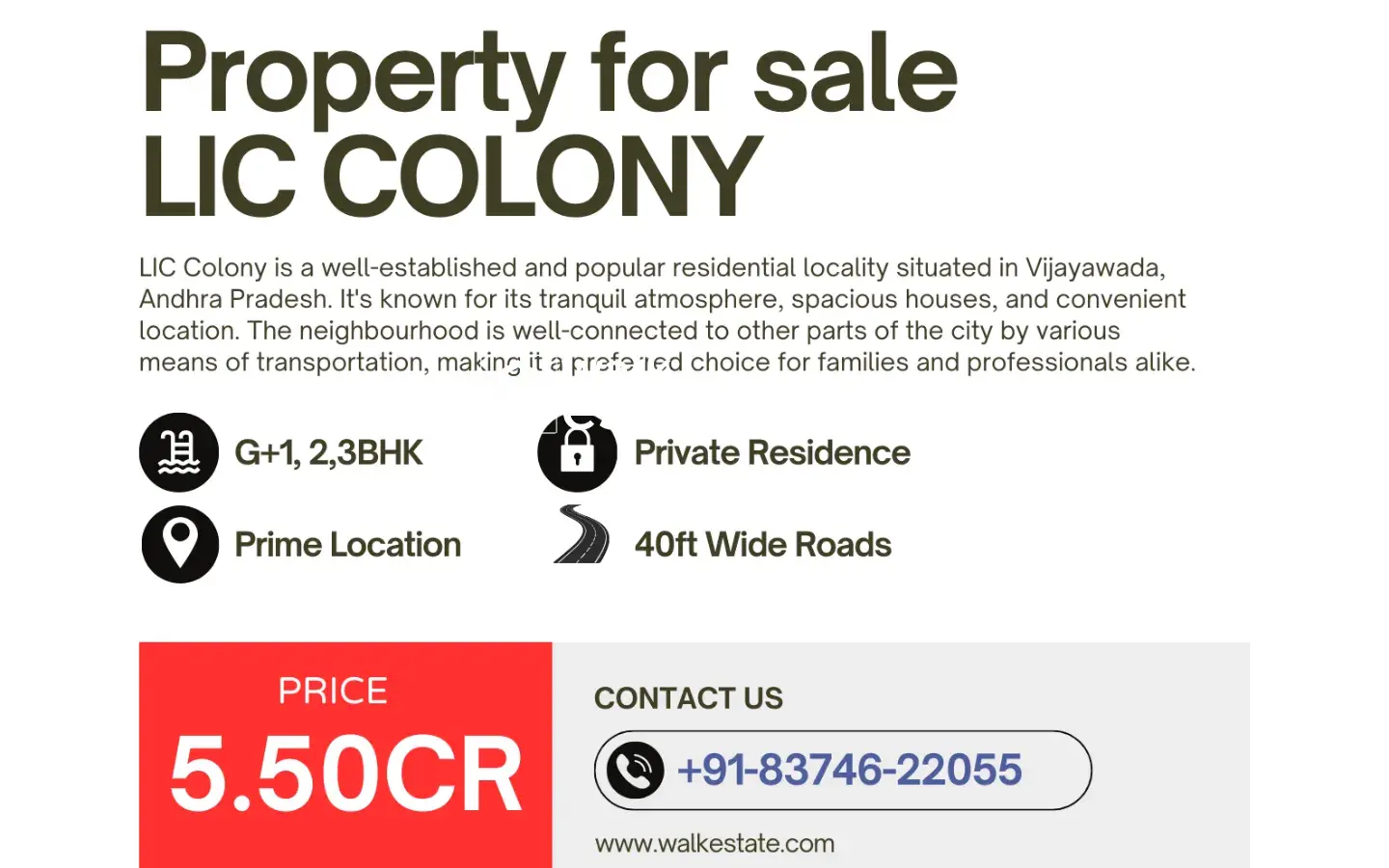 House for sale LIC Colony