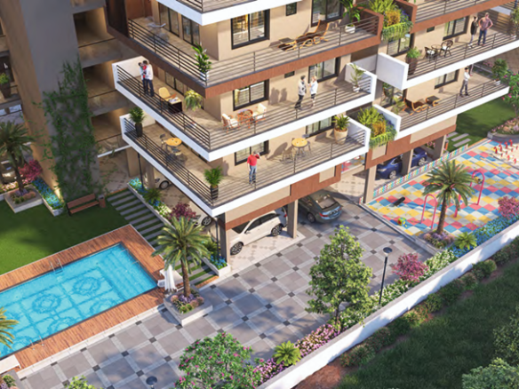 Mega Sarovar 2 3 BHK flats for sale in Jain Colony Gollapudi Vijayawada