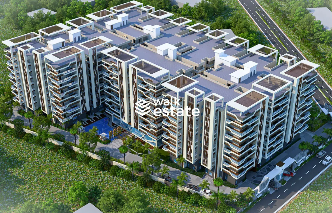 2 & 3 BHK Flats for Sale in Aaditri Exotica, Vidya Nagar, Guntur