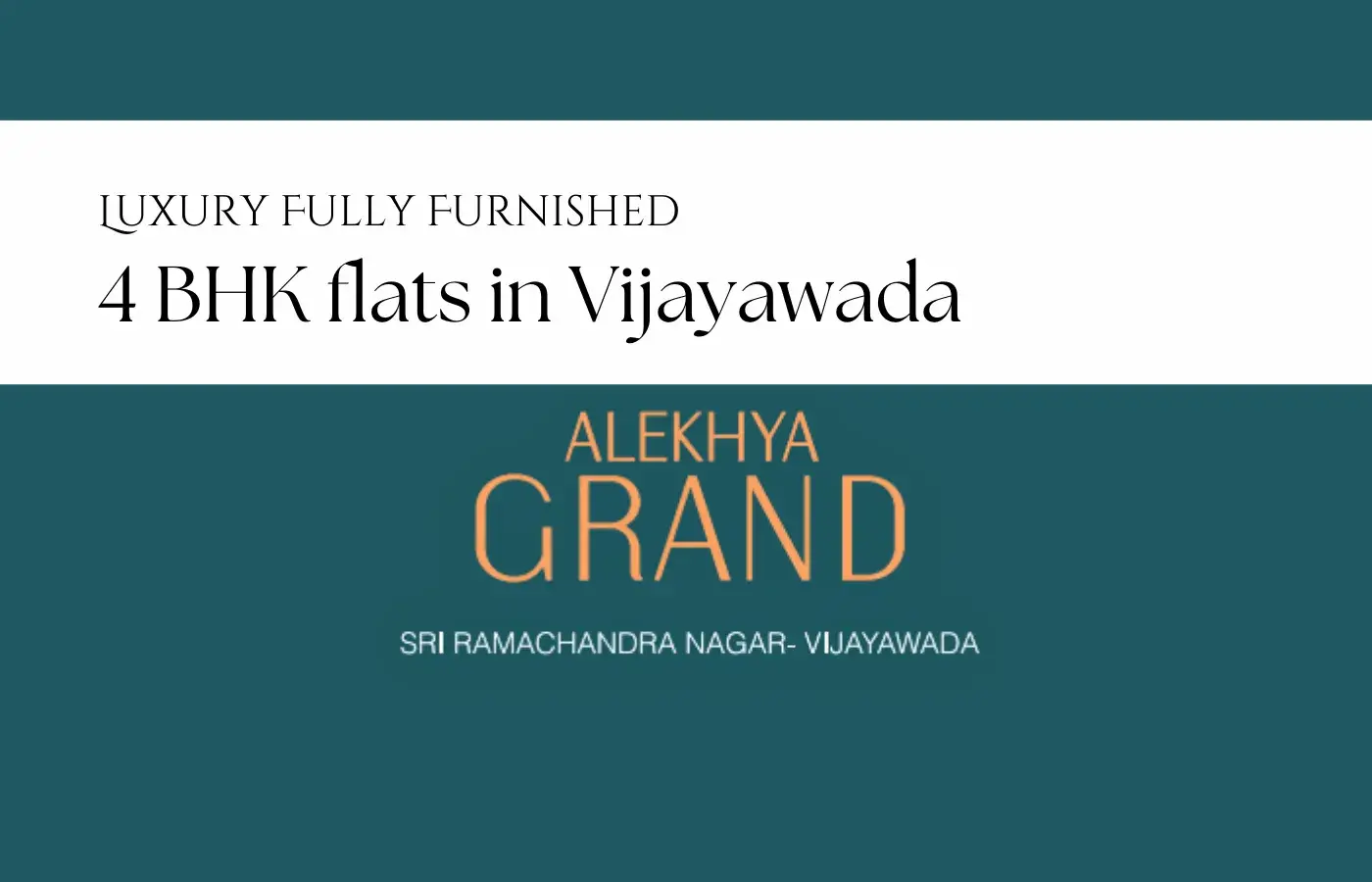 Alekhya Grand fully furnished 4 BHK flats.