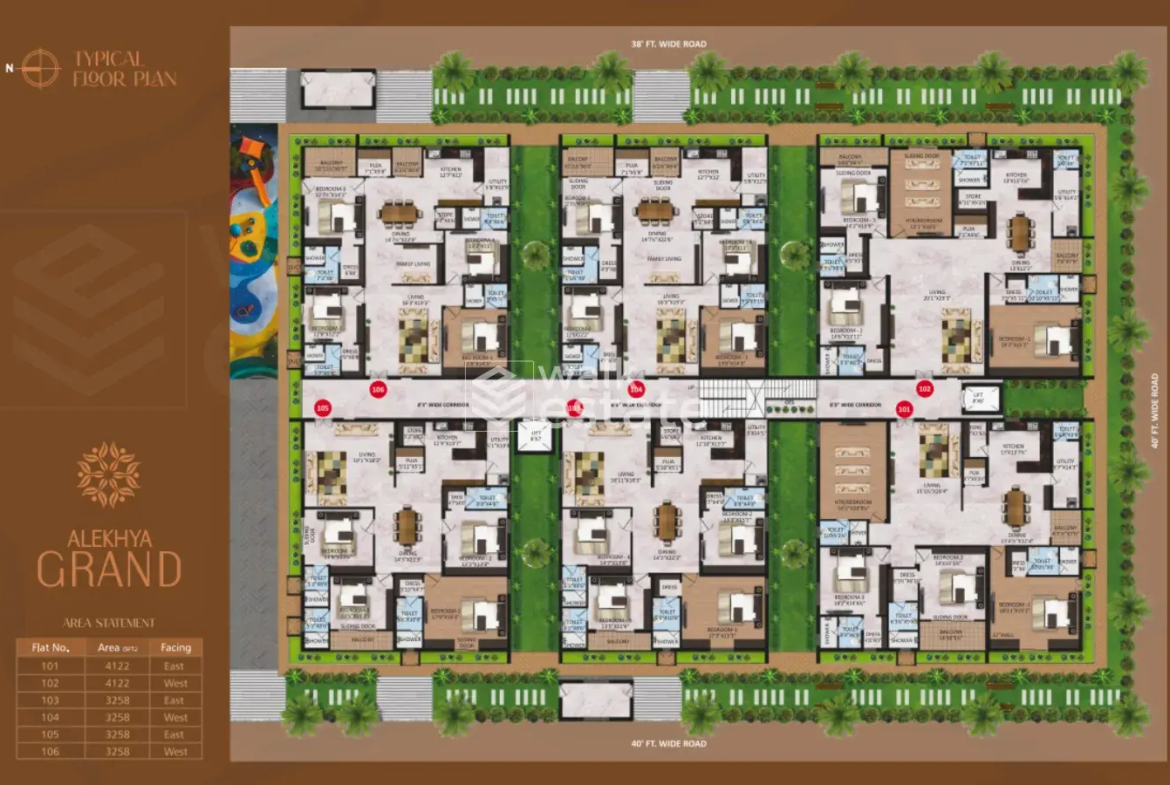 Floor plan Alekhya grand Sri Ramnachandra Nagar Vijayawada