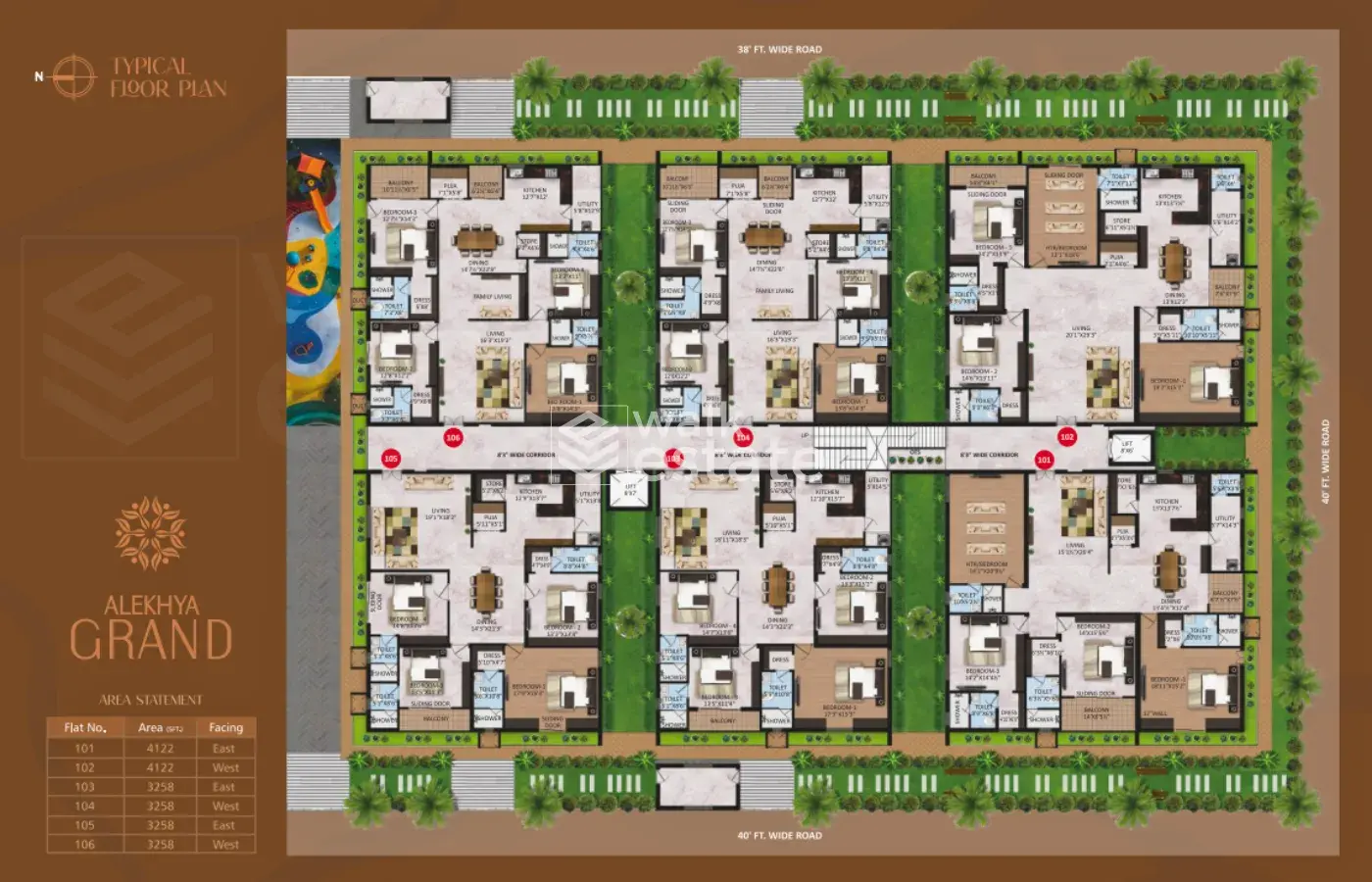 Floor plan Alekhya grand Sri Ramnachandra Nagar Vijayawada