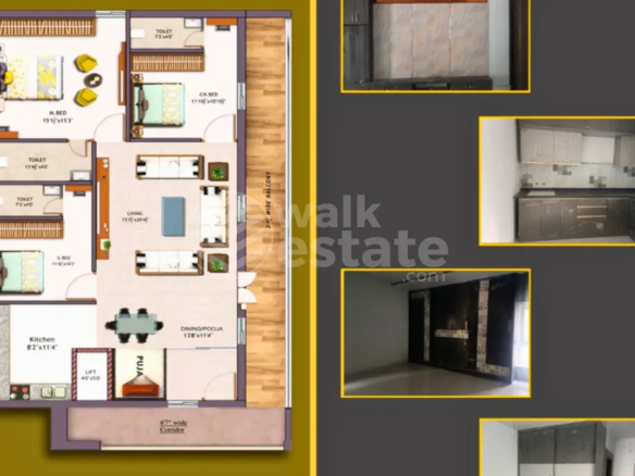 Vijayadhri Enclave East-Facing Flats for Sale in Chuttugunta Maruthi Nagar Vijayawada