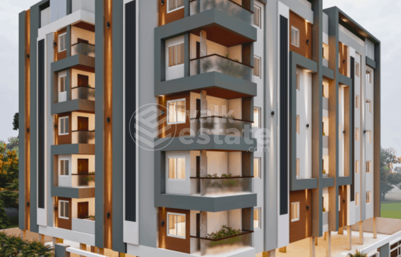 Siddhartha Towers. Ready to occupy furnished 3 BHK flats for sale in Tadepalli Vijayawada.