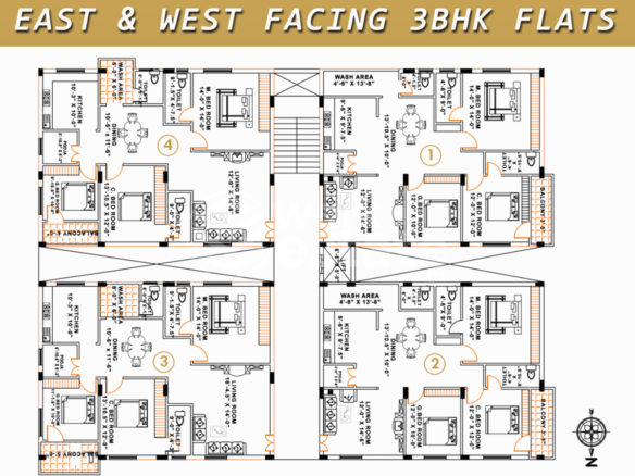 Siddhartha Towers Luxury 3 BHK flats in Tadepalli Vijayawada