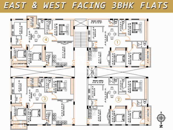 Siddhartha Towers Luxury 3 BHK flats in Tadepalli Vijayawada