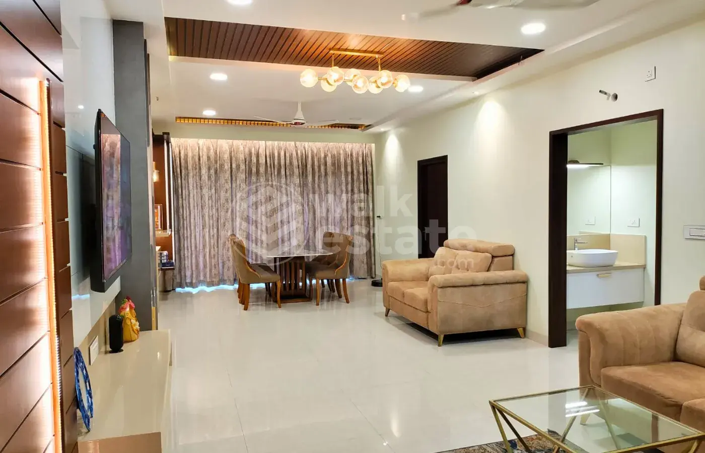 Mid Valley City Luxury Gated community 3 BHK flats for rent in Vijayawada