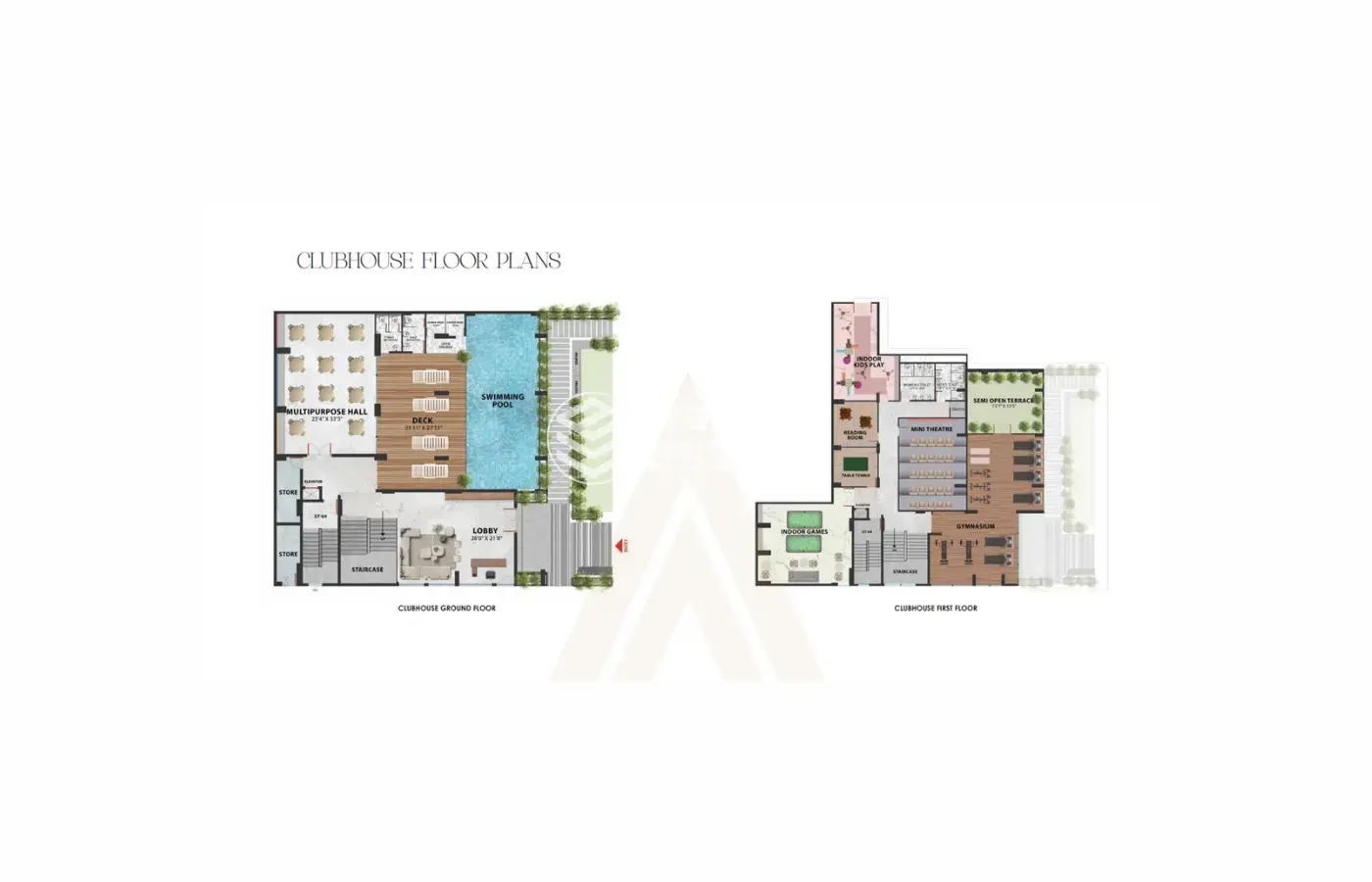 Avaasa ONE Club house floor plans