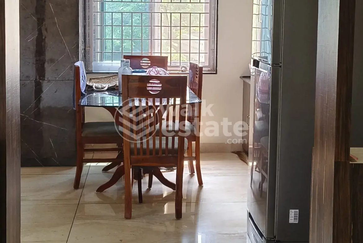 furnished east facing 2 BHK flat for resale in Veterinary colony VIjayawada
