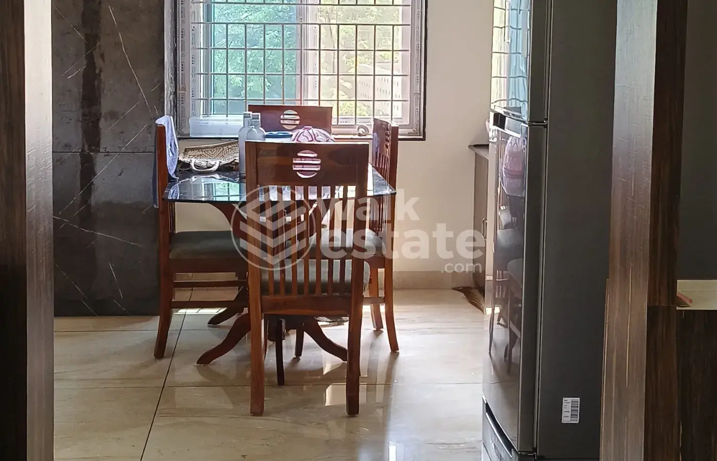 furnished east facing 2 BHK flat for resale in Veterinary colony VIjayawada